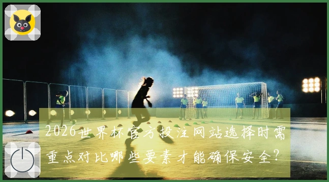 2026世界杯官方投注网站选择时需重点对比哪些要素才能确保安全？